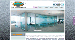 Desktop Screenshot of excelaluminium.com